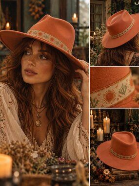 Gigi Pip Dakota Dae Triangle Crown Hat | Pink | XL 61 | NWT